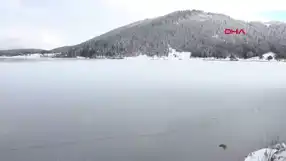Abant Gölü Buz Tuttu!