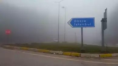 Bolu Dağı'nda Yoğun Sis: Görüş 30 Metreye Düştü!