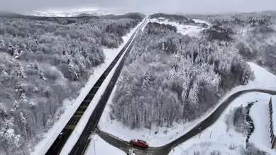 Bolu Dağı'nda Muhteşem Kış Manzaraları