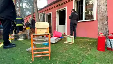 Bolu Anaokulunda Oyuncak Deposunda Yangın!