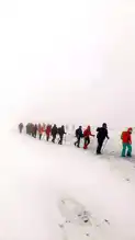 Dağcılar Zorlu Koşullarda Zirveye Ulaştı