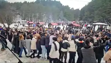 Kış Festivalinde Binlerce Kişi Eğlendi