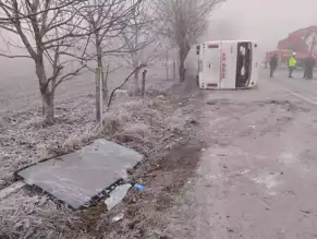 Bolu'da Midibüs Kazası: 1 Ölü, 8 Yaralı