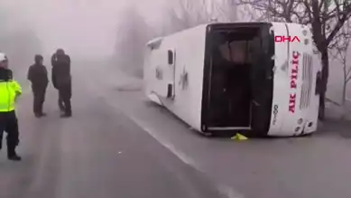 Bolu'da Minibüs Kazası: 9 Yaralı