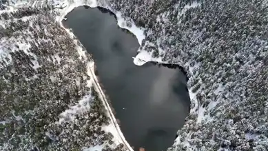 Karlı Bir Masal:   Tabiat Parkı'nın Büyülü Görüntüleri