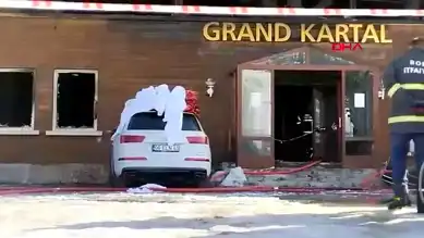 Kartalkaya'da Otelde Yangın! Çökme Tehlikesi