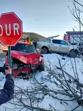 Bolu Göynük'te 4 Yaralı Trafik Kazası
