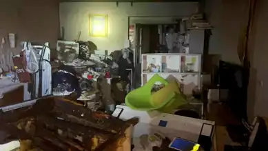 Bolu'da Kombi Arızası Yangınını Tetikledi