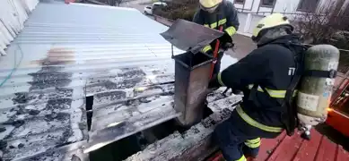 Bolu Mudurnu'da Orman Fabrikası Baca Yangını Sönmüştür