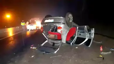 Bolu'da Takla Atan Araç: 4 Yaralı