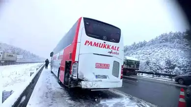 Bolu TEM'de 6 Araçlık Zincirleme Kaza!
