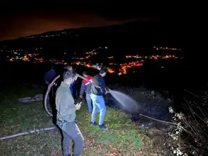 Bolu'da Anız Yangını Sönmüştür