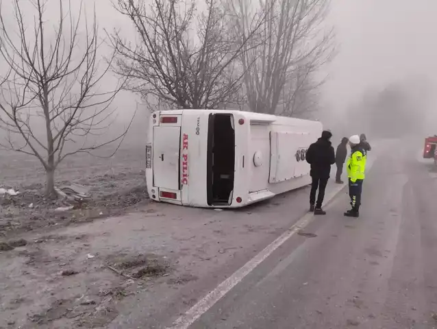 Bolu'da Minibüs Kazası: 9 Yaralı İşçi