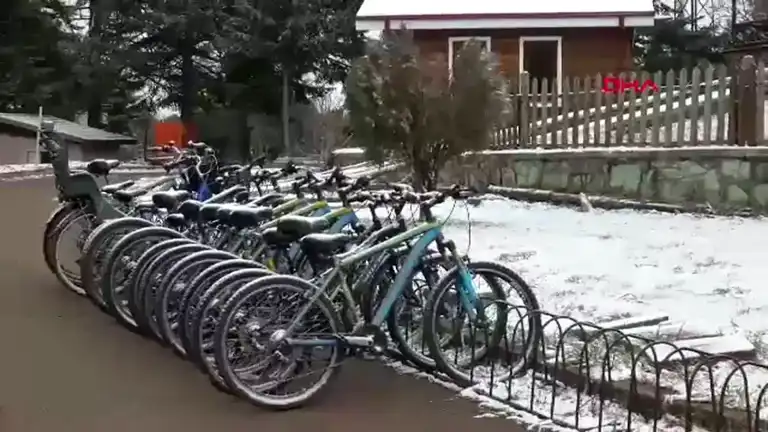 Gölcük Tabiat Parkı Karın Altında Kaldı!