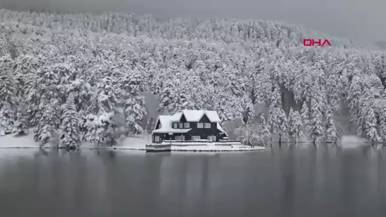 Bolu'nun Doğal Güzelliği Kar Altında