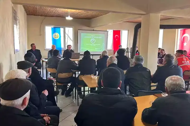 Göynük'te Orman Yangınına Karşı Bilgilendirme